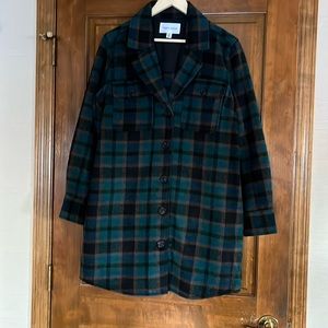 Tribal plaid Shacket